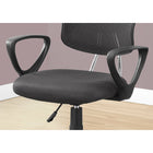 Monarch Specialties - 7262 Chaise De Bureau Multi-Position- Meche Gris -Le siège pivotant à 360 degrés et la base à 5 branches noire avec roulettes à capuchon offrent la mobilité, tandis qu'un mécanisme de hauteur réglable avec contrôle d'inclinaison / verrouillage permet d'optimiser la chaise pour la taille de votre enfant