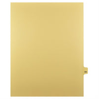 Markmaker - Intercalaires imprimes Legal, Chamois, 1/25th coupe, format lettre, sans trous, 25 tabs/PQT, 5 PQT/Boite, Numero 194-Intercalaires imprimes Legal