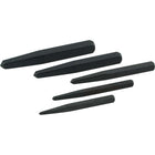 Gray Tools - Ensemble de 5 extracteurs de vis droits-Contient des extracteurs pour vis, avec tailles pour goujons et boulons : 1 1/4 po, 2 3/8 po, 3 7/16 po, 4 1/2 po et 5 5/8 po.
