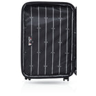 TUCCI Italy - PERCORSO Valise à roulettes 30 po - Argent-Poignées en gelée souple