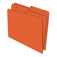 Staples – Chemises de classement de couleur, format lettre, 8 1/2 x 11 po, orange, paquet de 100-Utilisez–le pour coder vos fichiers par couleur afin de mieux les organiser et d’accéder plus efficacement aux informations.