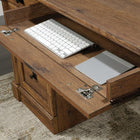 Sauder -Bureau de luxe Palladia, chêne vieilli-Dimensions (po) : 29,606 x 65,118 x 29,528