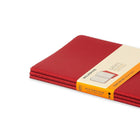Moleskine – Cahier journal ligné, couverture souple, rouge canneberge, 5 po x 8,25 po-Papier sans acide, couleur ivoire