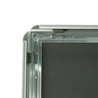 Futech – Support pour affiche SFM006, cadre à coins taillés encliquetables, 30 po x 24 po x 1/2 po, aluminium-Parfait pour les commerces au détail, bureaux, restaurants, banques, hôtels, foyers