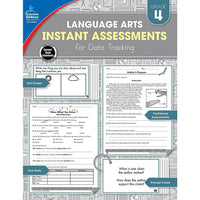 Livre numérique : Carson Dellosa - Instant Assessments for Data Tracking: Language Arts Workbook, 4e année-1