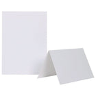 Jam Paper Cartes vierges à plier fini lisse, 5 x 6 5/8 po, blanc, 100/pqt-Blanc