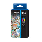 Epson - Cartouches d’encre 215 - Capacité standard - Noir/Tri-couleur-Couleurs vives et lumineuses sur papier ordinaire