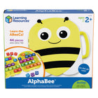 Learning Resources - Ensemble d'activités Alphabee™, 44 pièces-Les enfants construisent une reconnaissance précoce des lettres, des chiffres et des formes avec un ensemble d'activités amicales pour les abeilles qui stimule également la motricité fine