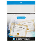 Merangue - Protège-documents auto-laminant, format lettre, 20 paq. de 3-Aucune plastifieuse requise