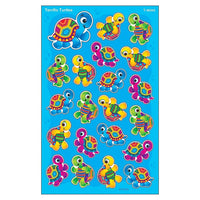 Autocollants super formes de tortues terrifiantes de Trend Enterprises-Variété de tailles et de modèles pour ravir. Idéal pour les invitations, le scrapbooking et les annonces.