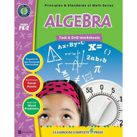 Livre numérique : Algebra Task & Drill Worksheets (PDF, téléchargement pour 1 utilisateur), prématernelle à 2e année-Vous recevrez deux courriels : un confirmant toute la commande et l'autre avec un bouton Download Software (Télécharger le logiciel). Vous pouvez télécharger immédiatement ou revoir votre courriel pour télécharger plus tard.