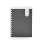 Poppin – Carnet spirale de format poche moyen, gris foncé (104436)-Cahier de 6 po x 8,5 po