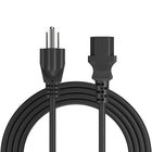 NXT Technologies - Cordon d’alimentation de 6 pi pour ordinateur de bureau/moniteur, noir (NX29759)-Connecte un appareil compatible à une prise c.a. de 120 V