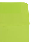 JAM Paper Enveloppes ouvertes de teinte claire avec fermeture gommée, 4 3/4 x 11 po, vert lime, 1000/paquet-Fermeture : gomme