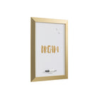 MasterVision Tableau de devis magnetique effaçable à sec - citation "DREAM" - 18 po l x 24 po L - cadre metallique dore-Cadre dore metallique elegant et elegant