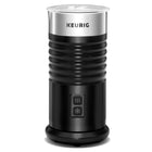 Keurig Mousseur à lait pour les lattes et les cappuccinos - fonction mousse chaude et froide - Noir-Cappuccino ou latte : gagnez du temps et de l'argent en créant votre propre boisson spéciale, comme un latte ou un cappuccino, dans le confort de votre cuisine avec le mousseur à lait Keurig