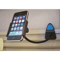 BIOS Living – Support pour téléphone Viewbase-Le support flexible Viewbase pour iPhone se fixe à une table-plateau, au panneau latéral d’un fauteuil roulant ou à tout autre objet
