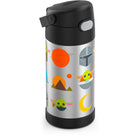 Thermos - Bouteille d'eau FUNtainerMD avec paille - Mandalorian-Acier inoxydable