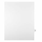 Mark Maker – Onglets séparateurs juridiques blancs, 1/15 onglets, format lettre, sans trous, numéro 42, 25/paquet-Onglets séparateurs blancs, 1/15 onglets