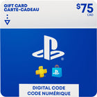 PlayStation Store 75 $ Carte Cadeau [Téléchargement]-Le logiciel téléchargeable est non remboursable et ne peut être retourné