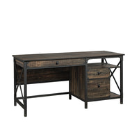 Sauder 427851 La Collection Steel River - Bureau, Finition Carbon Oak-Bureau