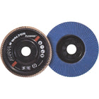 Walter Surface Technologies - Disque À Lamelles Enduro-Flex, 5po x 7/8po, Type 27, Grain 80, Alumine De Zirconium, paquet de 3-Matériau abrasif Alumine de zirconium