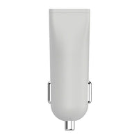 Chargeur allume-cigare USB Dual Tech de base - Gris-Universel