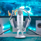 Blue Yeti USB Condenser Microphone - Silver-Platform Compatibility: YouTube, Twitch, Zoom, Xsplit, Discord, Skype, GoToMeeting, Soundcloud, OvrStream, Audacity, iMovie, Pro Tools, GarageBand