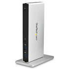 StarTech – Station d'accueil USB 3.0 double affichage DVI avec support vertical-Dotez votre ordinateur portable équipé de Windows USB 3.0 de la prise en charge de la configuration de plusieurs écrans à l'aide des adaptateurs vidéo inclus