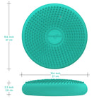 Bouncyband Coussin sensoriel Little Wiggle Seat, Menthe-Conçu pour les jeunes enfants contrairement aux coussins plus grands et disques d’équilibre