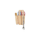 Kuny’sMC Leather – Porte-outils Lineman à 3 poches, beige (PL-29)-Matériau : Cuir