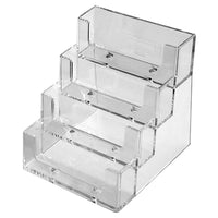 Eddies Hang-Up Display Ltd. Porte-cartes de visite à 4 compartiments - transparent - 40 paquets-Porte-cartes de visite