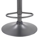 CorLiving - Tabouret de bar carré touffeté réglable gris clair Palmer - lot de 2-Montage facile