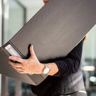 Bindertek - Reliure de format grand livre à 3 anneaux de première qualité - 2 po - feuilles de 11 x 17 po - noir-6