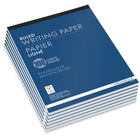 Merangue - Blocs-notes - Lignes collégiales - 8 x 10 po - Blanc - 100 feuilles - Paquet de 6"-Papier de 20 livres, 55 GSM pour une utilisation quotidienne ; certifié FSC