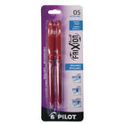 Pilot - Stylo à encre gel effaçable FriXion Point - 0,5 mm - rouge - paquet de 2-Pointe de 0,5 mm