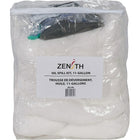 Zenith Safety - Trousses antidéversements 10 gallons, huile seulement, avec sac Zip-Lock-Contenu : 10 tampons absorbants (15 x 17 po), 3 remblais tubulaires absorbants (3 x 48 po), 2 coussins absorbants (8 x 18 po), 1 paire de gants en nitrile, TTG (11), 1 paire de lunettes de sécurité (taille unique), 1 sac à déchets (26 x 36 po)