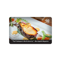Hapa Izakaya – Carte-cadeau de 50 $-Peut être échangée en restaurant. Conservez votre reçu comme preuve. Protégez la carte comme de l'argent comptant. Ne peut être remplacée si perdue ou volée. Non remboursable. Aucune valeur monétaire. Émise par Samba Days Experience Group Ltd. 1.888.987.2622. Pour vérifier le solde restant, visitez www.sambadays.com/local. La carte n'expire pas. 
