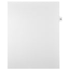 Markmaker - Intercalaires imprimes Legal, Blanc, 1/15th coupe, format lettre, sans trous, 25 tabs/PQT, 5 PQT/Boite, Numero 154-Intercalaires imprimes Legal