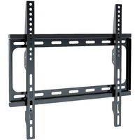 CorLiving - Support mural fixe à profil bas pour téléviseurs de 26 po à 65 po, jusqu'à 40 kg, noir-Convient à la plupart des téléviseurs à écran plat et incurvé de 26 po à 65 po