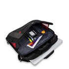 SWISSGEAR Mallette pour ordinateur portatif de 15,6 po, chargement sur les dessud, noir-En microfibre ave garniture Polytex