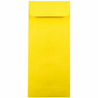 JAM Paper #11 Policy Commerciales Enveloppes Colourées - 4,5" x 10,375" - Jaune recyclé - Paquet de 25-Couleur : Jaune