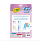 Crayola - Maqueurs lavables Super Pointes - Paquet de 24-Les marqueurs lavables Crayola s'enlèvent facilement de la peau ou des vêtements lavables pour un nettoyage sans souci !