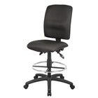 Nicer Furniture - chaise de dessin multifonction - tissu noir - pas de bras-Revêtue de tissu durable pour un confort longue durée.  