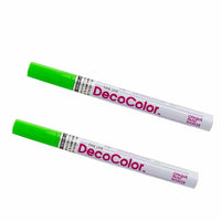 JAM Paper Marqueurs de Peinture Opaque à Traits Fins, Vert Clair, 2 / paquet (7665898a)-Couleur :  Vert clair