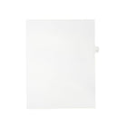 Mark Maker – Onglets séparateurs juridiques blancs, 1/26 onglets, format lettre, sans trous, lettre I, 25/paquet-Onglets séparateurs blancs, 1/26 onglets