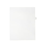 Mark Maker – Onglets séparateurs juridiques blancs, 1/26 onglets, format lettre, sans trous, lettre I, 25/paquet-Onglets séparateurs blancs, 1/26 onglets