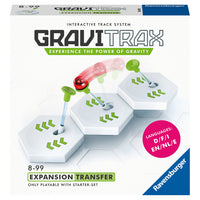 Ravensburger Gravitrax Bloc d'Action Transfer-Contenu: 3 blocs d’action Transfert, 1 rail long, 2 rails moyens, 3 rails courts, 1 guide d’utilisation (D, F, I, EN, NL, E)