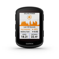 Garmin - Edge 840 Solar Performance GPS à écran tactile de vélo de 32 Go - Noir-Roulez avec des cartes préchargées qui incluent les données de sentiers VTT du monde entier de Trailforks