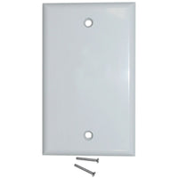 Digiwave – Plaque murale face pleine avec vis, 0,1 x 2,8 x 4,5 po, blanc-La plaque murale face pleine avec vi de Digiwave est fiable